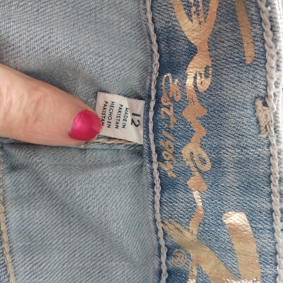 Seven7 Weekend Jean Boyish Style Rolled Cuff Hem Easy Fit Jean 12 - Picture 12 of 12